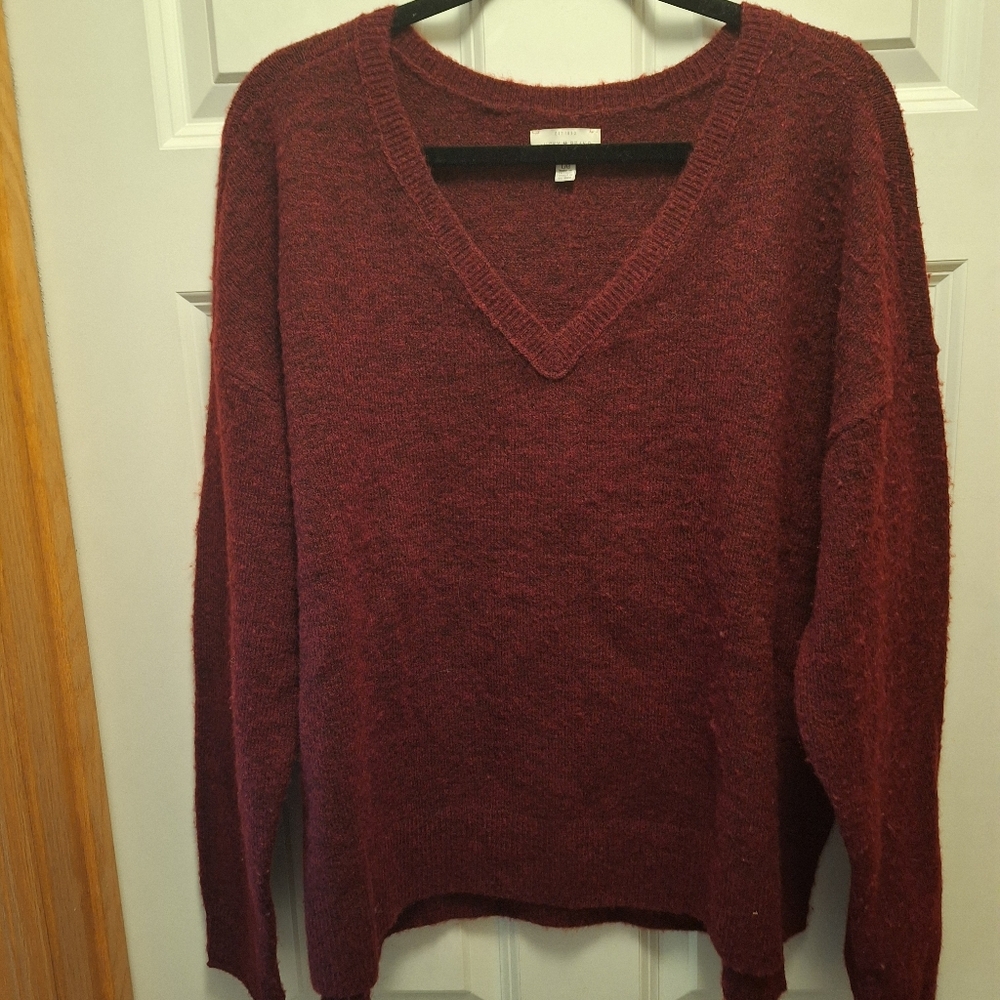 Women's Burgundy Sweater